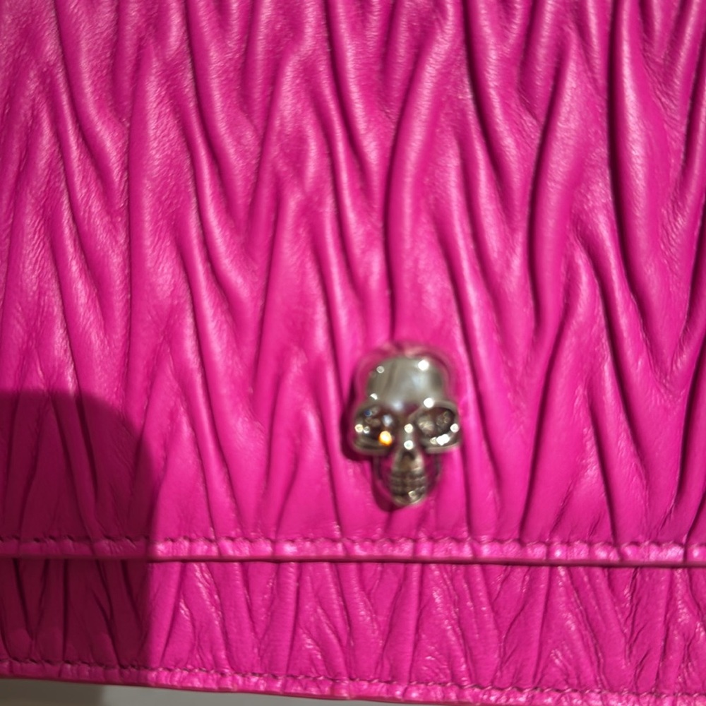 Pink Quilted Women's Bag Alexander MC Queen . - Picture 4 of 8